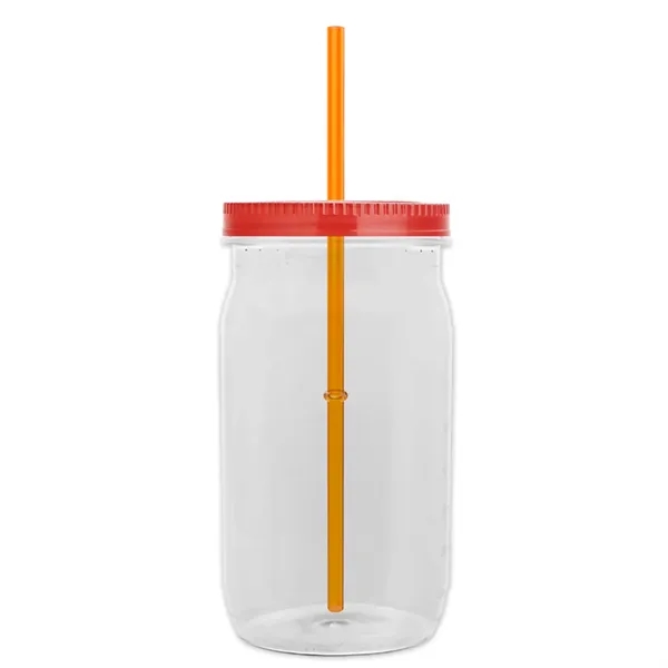 Garyline® Tritan® Mason Jar with Lid and Straw - 27 oz. - Garyline® Tritan® Mason Jar with Lid and Straw - 27 oz. - Image 53 of 158