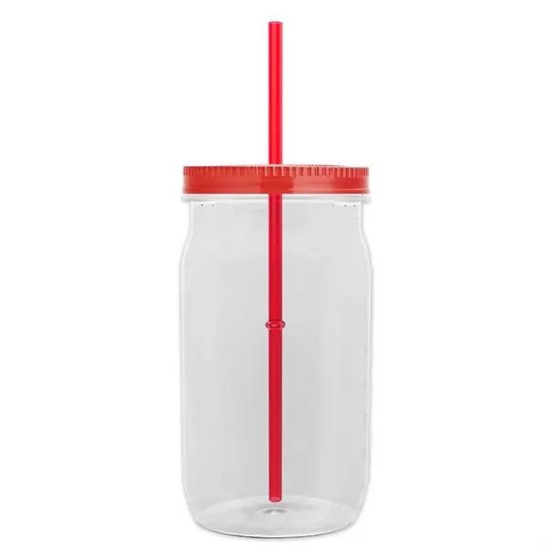 Garyline® Tritan® Mason Jar with Lid and Straw - 27 oz. - Garyline® Tritan® Mason Jar with Lid and Straw - 27 oz. - Image 54 of 158
