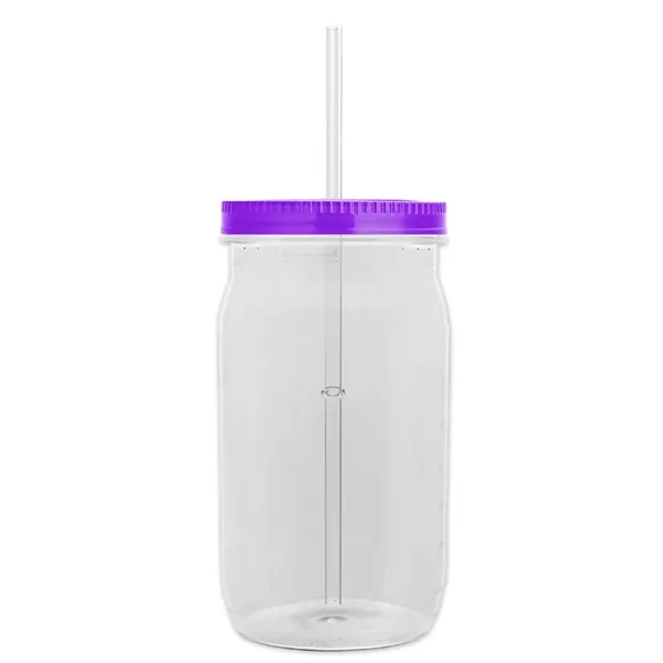 Garyline® Tritan® Mason Jar with Lid and Straw - 27 oz. - Garyline® Tritan® Mason Jar with Lid and Straw - 27 oz. - Image 56 of 158