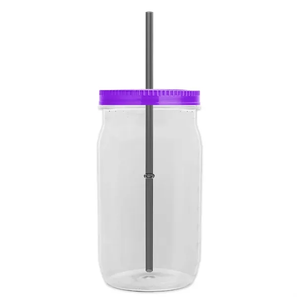 Garyline® Tritan® Mason Jar with Lid and Straw - 27 oz. - Garyline® Tritan® Mason Jar with Lid and Straw - 27 oz. - Image 57 of 158