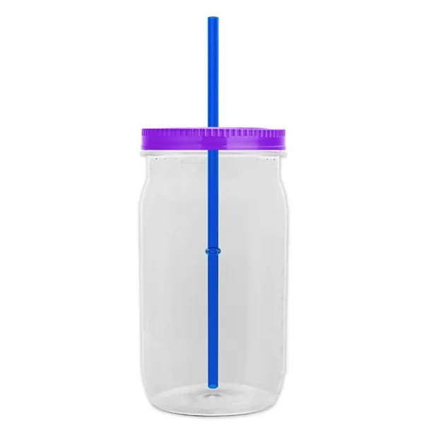 Garyline® Tritan® Mason Jar with Lid and Straw - 27 oz. - Garyline® Tritan® Mason Jar with Lid and Straw - 27 oz. - Image 58 of 158