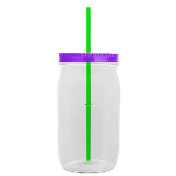 Garyline® Tritan® Mason Jar with Lid and Straw - 27 oz. - Garyline® Tritan® Mason Jar with Lid and Straw - 27 oz. - Image 59 of 158