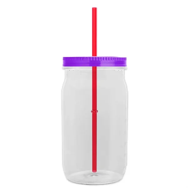 Garyline® Tritan® Mason Jar with Lid and Straw - 27 oz. - Garyline® Tritan® Mason Jar with Lid and Straw - 27 oz. - Image 61 of 158