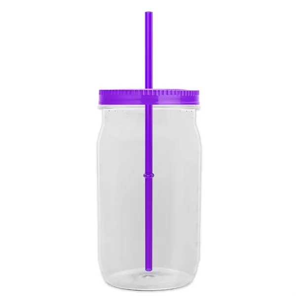 Garyline® Tritan® Mason Jar with Lid and Straw - 27 oz. - Garyline® Tritan® Mason Jar with Lid and Straw - 27 oz. - Image 62 of 158