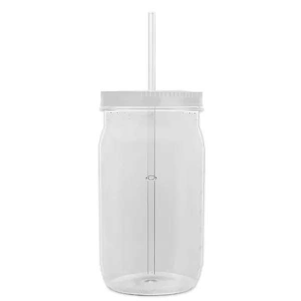 Garyline® Tritan® Mason Jar with Lid and Straw - 27 oz. - Garyline® Tritan® Mason Jar with Lid and Straw - 27 oz. - Image 63 of 158