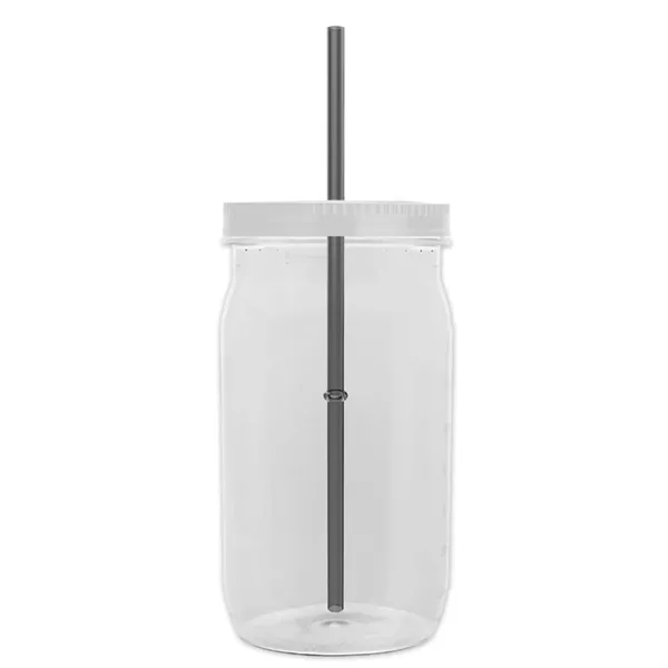 Garyline® Tritan® Mason Jar with Lid and Straw - 27 oz. - Garyline® Tritan® Mason Jar with Lid and Straw - 27 oz. - Image 64 of 158