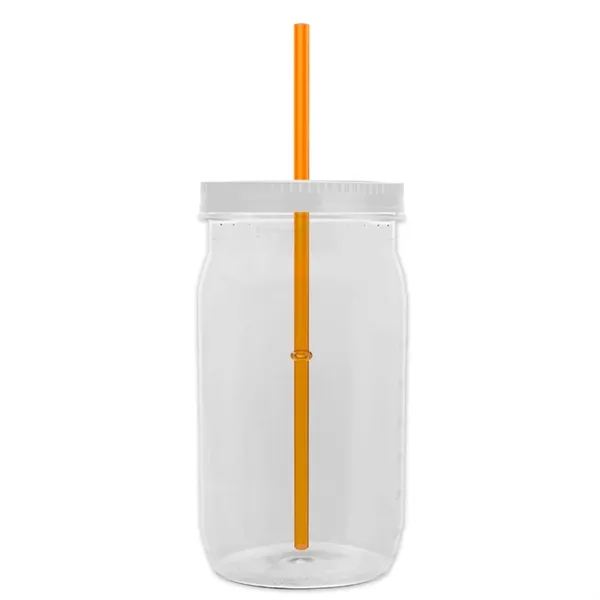 Garyline® Tritan® Mason Jar with Lid and Straw - 27 oz. - Garyline® Tritan® Mason Jar with Lid and Straw - 27 oz. - Image 67 of 158