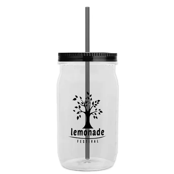 Garyline® Tritan® Mason Jar with Lid and Straw - 27 oz. - Garyline® Tritan® Mason Jar with Lid and Straw - 27 oz. - Image 71 of 158