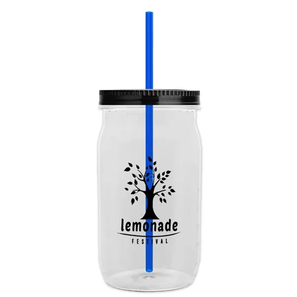 Garyline® Tritan® Mason Jar with Lid and Straw - 27 oz. - Garyline® Tritan® Mason Jar with Lid and Straw - 27 oz. - Image 72 of 158