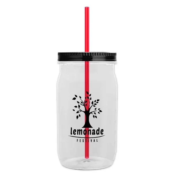 Garyline® Tritan® Mason Jar with Lid and Straw - 27 oz. - Garyline® Tritan® Mason Jar with Lid and Straw - 27 oz. - Image 75 of 158