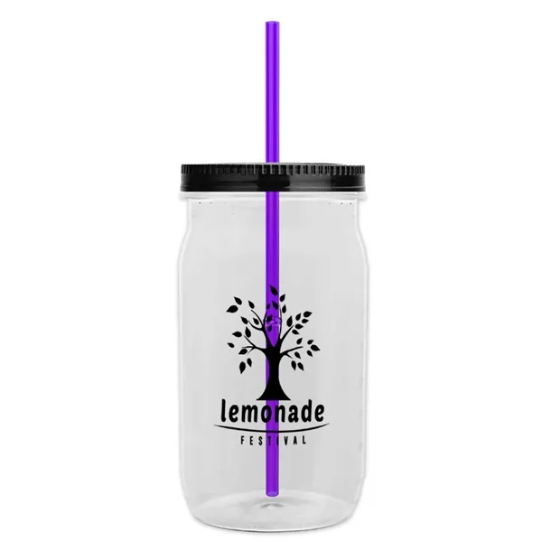 Garyline® Tritan® Mason Jar with Lid and Straw - 27 oz. - Garyline® Tritan® Mason Jar with Lid and Straw - 27 oz. - Image 76 of 158