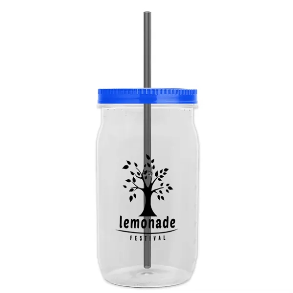 Garyline® Tritan® Mason Jar with Lid and Straw - 27 oz. - Garyline® Tritan® Mason Jar with Lid and Straw - 27 oz. - Image 92 of 158