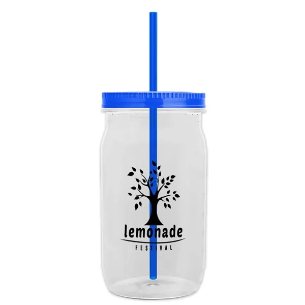 Garyline® Tritan® Mason Jar with Lid and Straw - 27 oz. - Garyline® Tritan® Mason Jar with Lid and Straw - 27 oz. - Image 93 of 158