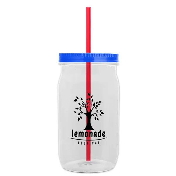 Garyline® Tritan® Mason Jar with Lid and Straw - 27 oz. - Garyline® Tritan® Mason Jar with Lid and Straw - 27 oz. - Image 96 of 158