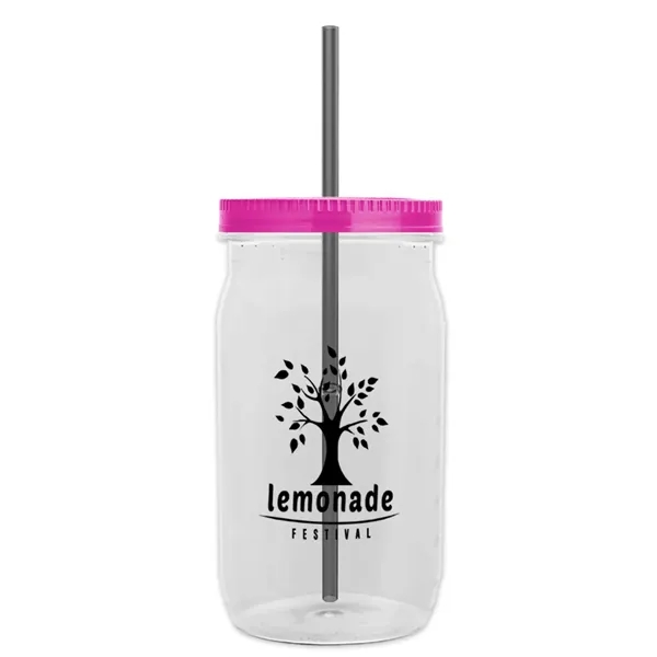 Garyline® Tritan® Mason Jar with Lid and Straw - 27 oz. - Garyline® Tritan® Mason Jar with Lid and Straw - 27 oz. - Image 113 of 158