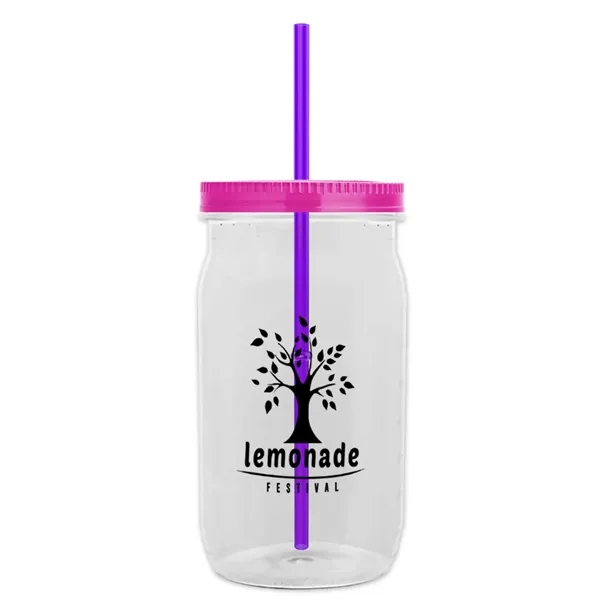 Garyline® Tritan® Mason Jar with Lid and Straw - 27 oz. - Garyline® Tritan® Mason Jar with Lid and Straw - 27 oz. - Image 118 of 158