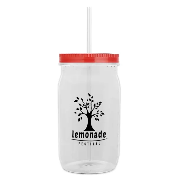 Garyline® Tritan® Mason Jar with Lid and Straw - 27 oz. - Garyline® Tritan® Mason Jar with Lid and Straw - 27 oz. - Image 119 of 158