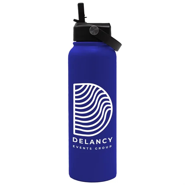 Custom Garyline® Goliath Stainless Steel Bottle with Flip-Straw ...