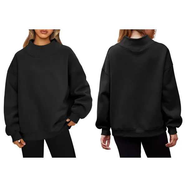 Oversized high-neck sweatshirts in multiple colors - Oversized high-neck sweatshirts in multiple colors - Image 4 of 7