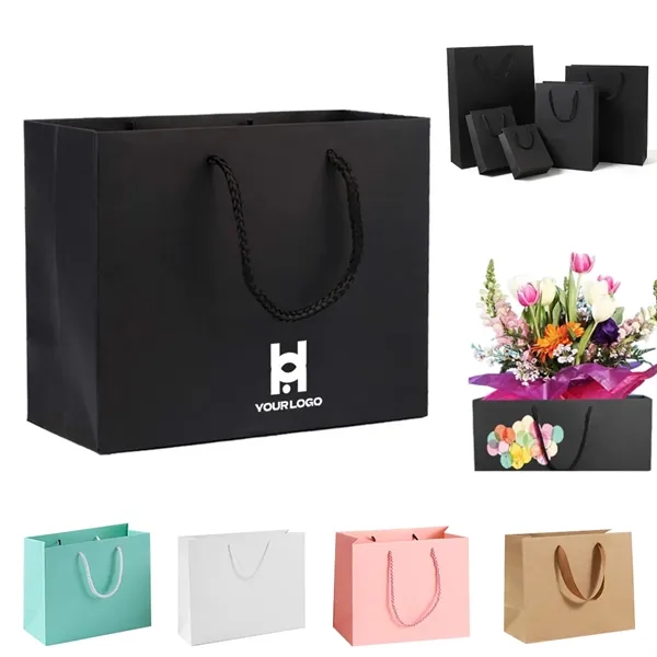 Elegant paper gift bags with handle large for birthday party - Elegant paper gift bags with handle large for birthday party - Image 0 of 4