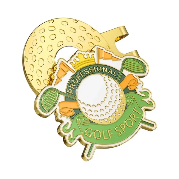 Soft Enamel Golf Hat Clips 1"-1.5" - Soft Enamel Golf Hat Clips 1"-1.5" - Image 1 of 6