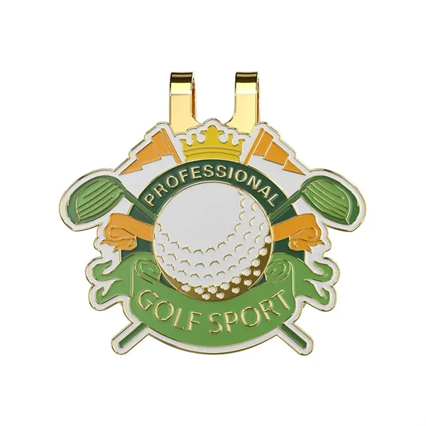 Soft Enamel Golf Hat Clips 1"-1.5" - Soft Enamel Golf Hat Clips 1"-1.5" - Image 2 of 6