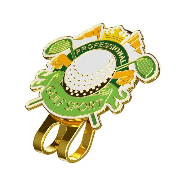 Soft Enamel Golf Hat Clips 1"-1.5" - Soft Enamel Golf Hat Clips 1"-1.5" - Image 3 of 6
