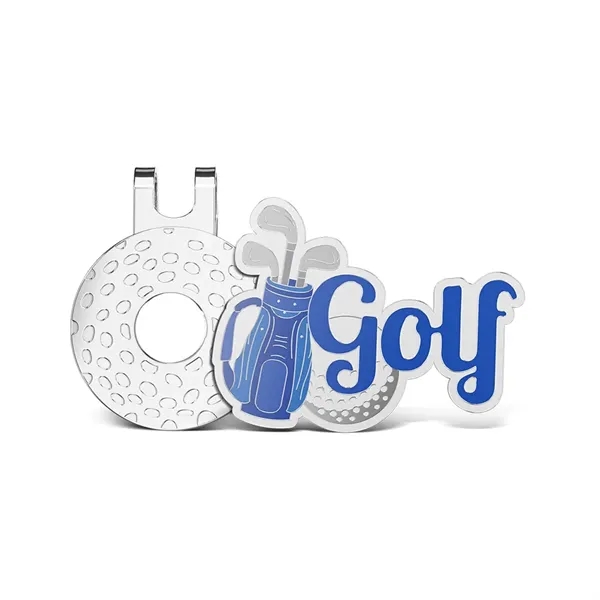 Hard Enamel Golf Hat Clips 1"-1.5" - Hard Enamel Golf Hat Clips 1"-1.5" - Image 1 of 7