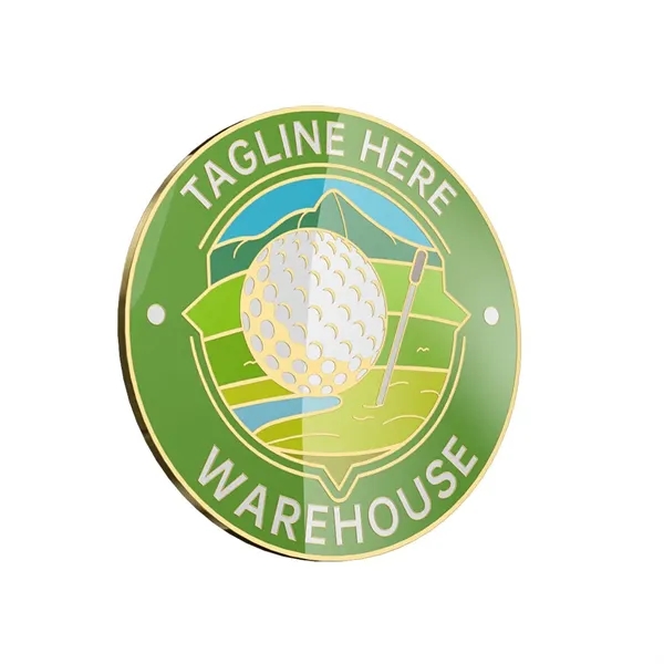 Hard Enamel Golf Ball Marker 1.0"-1.5"