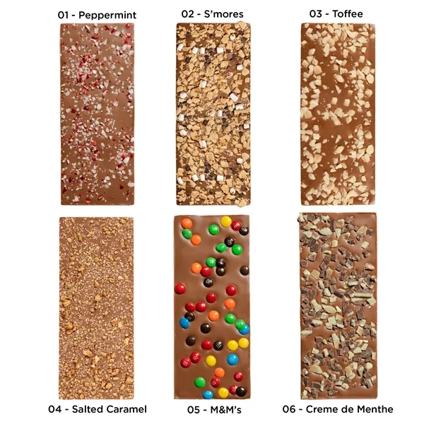 1.75 oz Chocolate Bars with Toppings