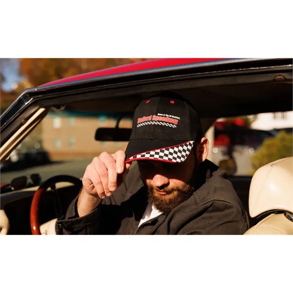 Merrimack Hat Co.™ Checkered Flag Race Hat - Merrimack Hat Co.™ Checkered Flag Race Hat - Image 3 of 5