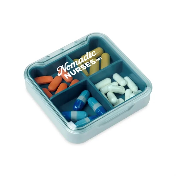 Custom Easy Go Recycled ABS Supplement Organizer
