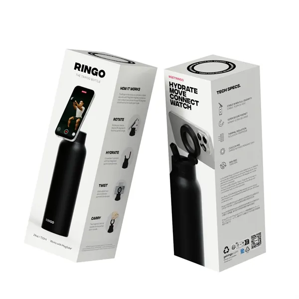 RINGO Pro Water Bottle with Magnetic Booster Ring - 24 Oz. - RINGO Pro Water Bottle with Magnetic Booster Ring - 24 Oz. - Image 31 of 65