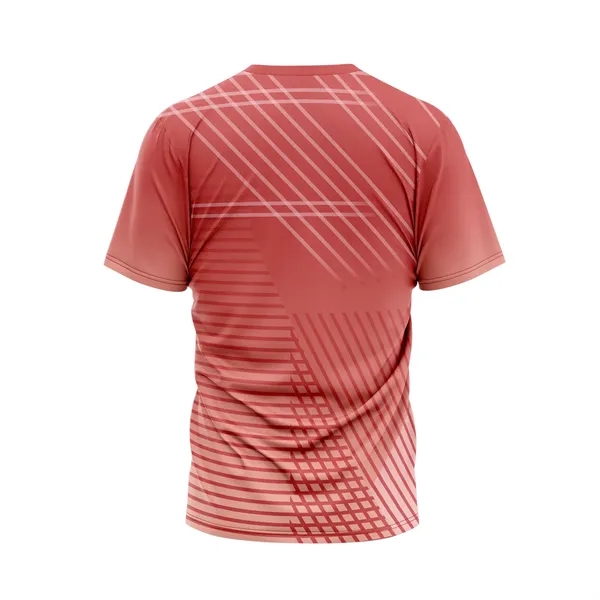 Unisex & Kids' Sublimation Honeycomb Mesh Short Sleeve T-Shi - Unisex & Kids' Sublimation Honeycomb Mesh Short Sleeve T-Shi - Image 2 of 3