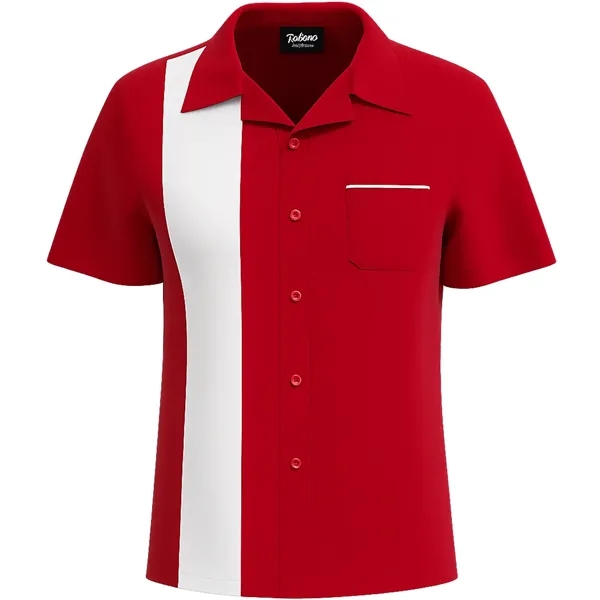 USA-Made Women's Retro Bowling Shirt 50's Style - USA-Made Women's Retro Bowling Shirt 50's Style - Image 18 of 19