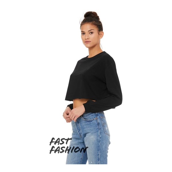 BELLA + CANVAS FWD Fashion Women's Crop Long Sleeve Tee - BELLA + CANVAS FWD Fashion Women's Crop Long Sleeve Tee - Image 2 of 24