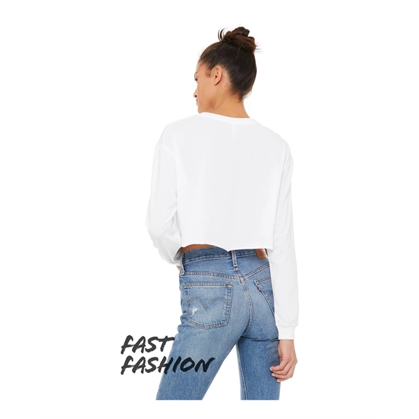 BELLA + CANVAS FWD Fashion Women's Crop Long Sleeve Tee - BELLA + CANVAS FWD Fashion Women's Crop Long Sleeve Tee - Image 8 of 24