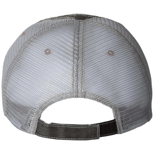 Mega Cap - Herringbone Unstructured Trucker Hat - Mega Cap - Herringbone Unstructured Trucker Hat - Image 1 of 7