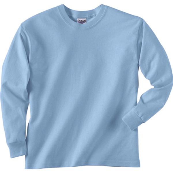 Gildan Youth Ultra Cotton Long Sleeve Tee - Dark/Color - Gildan Youth Ultra Cotton Long Sleeve Tee - Dark/Color - Image 2 of 12