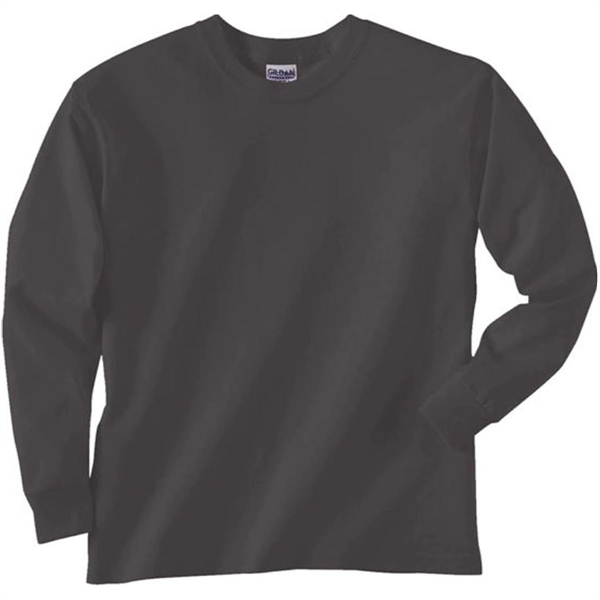 Gildan Youth Ultra Cotton Long Sleeve Tee - Dark/Color - Gildan Youth Ultra Cotton Long Sleeve Tee - Dark/Color - Image 3 of 12