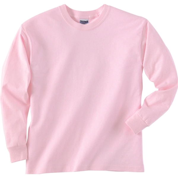 Gildan Youth Ultra Cotton Long Sleeve Tee - Dark/Color - Gildan Youth Ultra Cotton Long Sleeve Tee - Dark/Color - Image 10 of 12