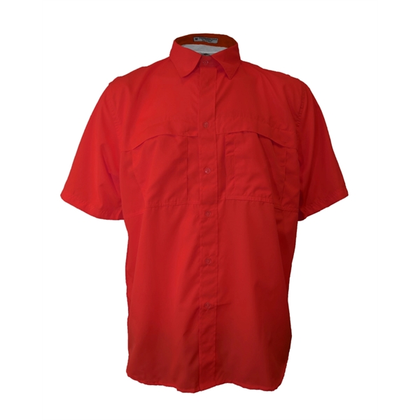 Men's Pescador Polyester Fishing Shirt-Short Sleeves - Men's Pescador Polyester Fishing Shirt-Short Sleeves - Image 16 of 20