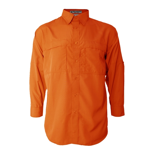 Men's Pescador Polyester Fishing Shirt-Long Sleeves - Men's Pescador Polyester Fishing Shirt-Long Sleeves - Image 1 of 8