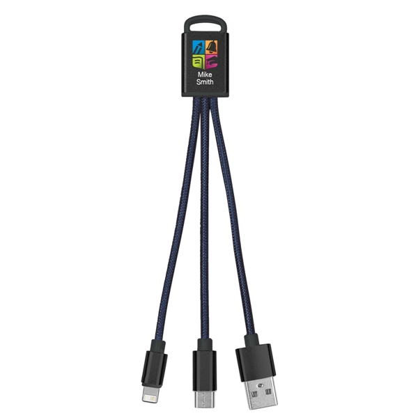 3-In-1 Braided Charging Buddy - 3-In-1 Braided Charging Buddy - Image 34 of 48