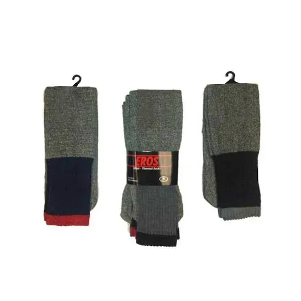 Men's Thermal Socks - Size 10-13 Gray Two Tone - Men's Thermal Socks - Size 10-13 Gray Two Tone - Image 0 of 0