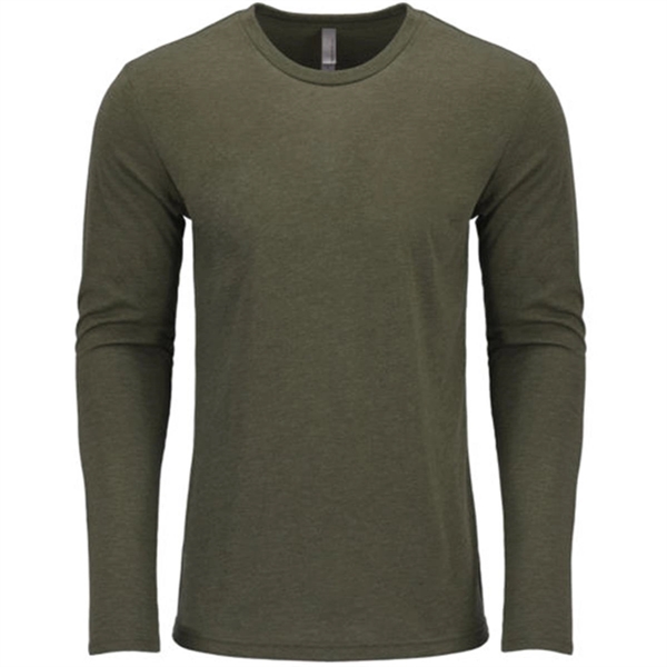 Next Level Men's Tri-Blend Long-Sleeve Crew Neck Tee - Next Level Men's Tri-Blend Long-Sleeve Crew Neck Tee - Image 2 of 9