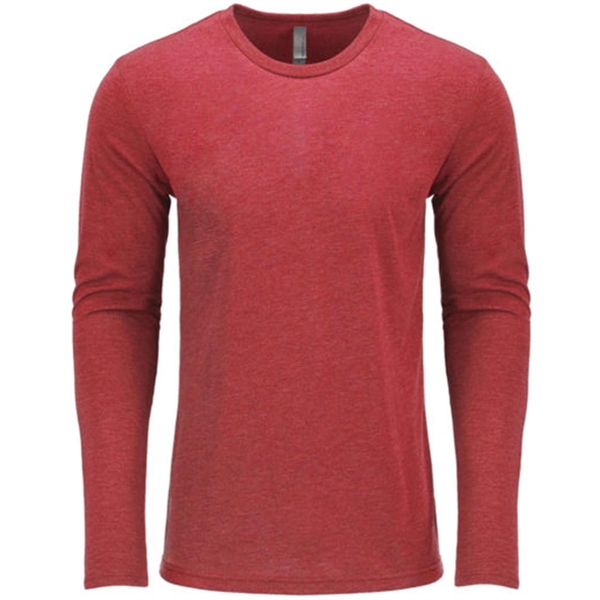 Next Level Men's Tri-Blend Long-Sleeve Crew Neck Tee - Next Level Men's Tri-Blend Long-Sleeve Crew Neck Tee - Image 8 of 9