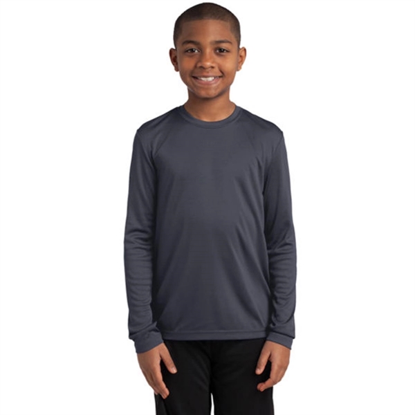 Sport-Tek Youth Long Sleeve PosiCharge Competitor Tee - Sport-Tek Youth Long Sleeve PosiCharge Competitor Tee - Image 7 of 18