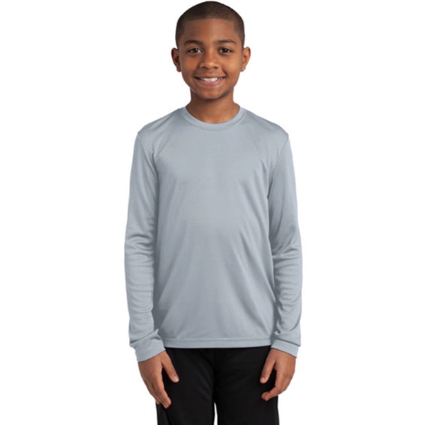 Sport-Tek Youth Long Sleeve PosiCharge Competitor Tee - Sport-Tek Youth Long Sleeve PosiCharge Competitor Tee - Image 14 of 18