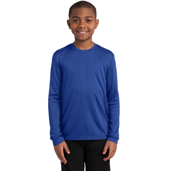 Sport-Tek Youth Long Sleeve PosiCharge Competitor Tee - Sport-Tek Youth Long Sleeve PosiCharge Competitor Tee - Image 17 of 18